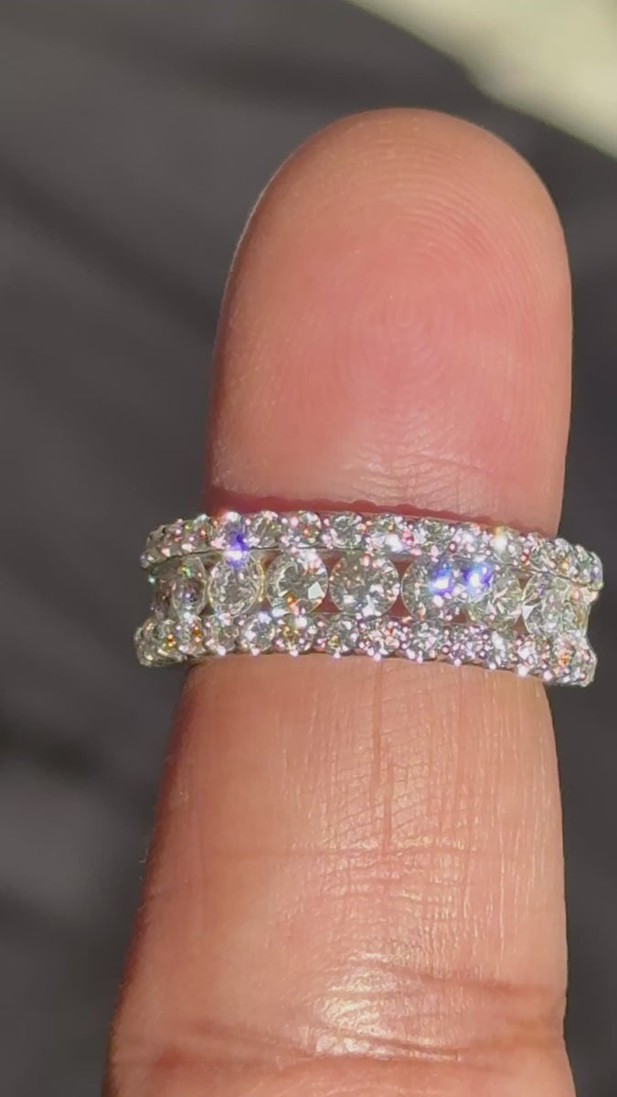 10K YELLOW GOLD 2.02 CARAT CERTIFIED LAB GROWN DIAMONDS RING