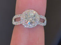 10K WHITE GOLD 2.23 CARAT CERTIFIED LAB GROWN DIAMONDS RING