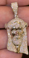 
              2 CARAT CERTIFIED LAB GROWN DIAMONDS STERLING SILVER 1.75 INCHES JESUS CROSS PENDANT
            