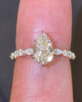 
              14K YELLOW GOLD 1.93 CARAT CERTIFIED LAB GROWN DIAMONDS ENGAGEMENT WEDDING RING
            