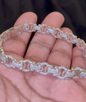 
              2.16 CARAT LAB GROWN DIAMONDS STERLING SILVER 8.50 INCHES 9 MM BRACELET
            