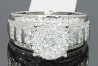 
              10K WHITE GOLD 2 CARAT WOMEN REAL DIAMOND ENGAGEMENT RING WEDDING RING BRIDAL
            