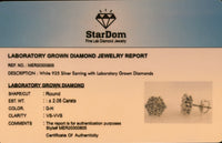 
              2.08 CARAT CERTIFIED LAB GROWN DIAMONDS 10 MM STERLING SILVER RHODIUM PLATED STUDS EARRINGS
            