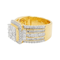 
              2.50 CARAT LAB GROWN DIAMONDS STERLING SILVER GOLD PLATED ENGAGEMENT WEDDING RING
            