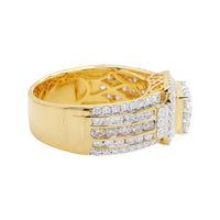 
              2.50 CARAT LAB GROWN DIAMONDS STERLING SILVER GOLD PLATED ENGAGEMENT WEDDING RING
            