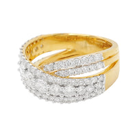 
              2.50 CARAT LAB GROWN DIAMONDS STERLING SILVER GOLD PLATED ENGAGEMENT WEDDING RING
            