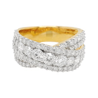 
              2.50 CARAT LAB GROWN DIAMONDS STERLING SILVER GOLD PLATED ENGAGEMENT WEDDING RING
            