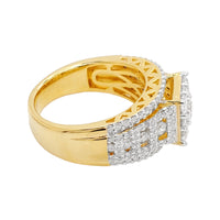 
              1.75 CARAT LAB GROWN DIAMONDS STERLING SILVER GOLD PLATED ENGAGEMENT WEDDING RING
            