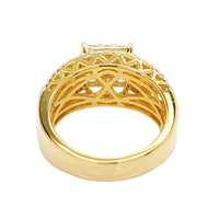 
              1.75 CARAT LAB GROWN DIAMONDS STERLING SILVER GOLD PLATED ENGAGEMENT WEDDING RING
            