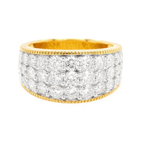 
              2.50 CARAT LAB GROWN DIAMONDS STERLING SILVER GOLD PLATED ENGAGEMENT WEDDING RING
            