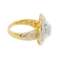
              1.75 CARAT LAB GROWN DIAMONDS STERLING SILVER GOLD PLATED ENGAGEMENT WEDDING RING
            