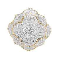 
              1.75 CARAT LAB GROWN DIAMONDS STERLING SILVER GOLD PLATED ENGAGEMENT WEDDING RING
            