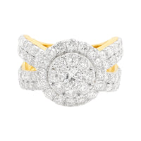 
              3.25 CARAT LAB GROWN DIAMONDS STERLING SILVER GOLD PLATED ENGAGEMENT WEDDING RING
            