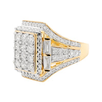 
              1.75 CARAT LAB GROWN DIAMONDS STERLING SILVER GOLD PLATED ENGAGEMENT WEDDING RING
            
