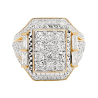 
              1.75 CARAT LAB GROWN DIAMONDS STERLING SILVER GOLD PLATED ENGAGEMENT WEDDING RING
            