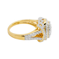 
              1.75 CARAT LAB GROWN DIAMONDS STERLING SILVER GOLD PLATED ENGAGEMENT WEDDING RING
            