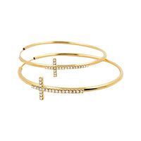 
              .40 CARAT CERTFIED LAB GROWN DIAMONDS STERLING SILVER GOLD PLATED 55 MM EARRINGS HOOPS
            