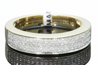 
              10K YELLOW GOLD .50 CARAT DIAMOND MEN WEDDING BAND BRIDAL ENGAGEMENT RING PINKY
            