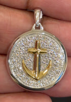 
              1.60 CARAT CERTIFIED LAB GROWN DIAMONDS STERLING SILVER RHODIUM PLATED 1.25 INCHES PENDANT
            