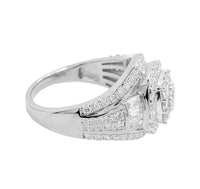 
              1.72 CARAT CERTIFIED LAB GROWN DIAMONDS STERLING SILVER RHODIUM PLATED ENGAGEMENT WEDDING RING
            