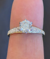 
              14K YELLOW GOLD 1.39 CARAT CERTIFIED LAB GROWN DIAMONDS ENGAGEMENT WEDDING RING
            