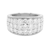 
              2.36 CARAT CERTIFIED LAB GROWN DIAMONDS STERLING SILVER RHODIUM PLATED ENGAGEMENT WEDDING RING
            