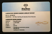 
              14K YELLOW GOLD 4.53 CARAT CERTIFIED LAB GROWN DIAMONDS ENGAGEMENT RING WEDDING BAND BRIDAL SET
            