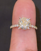 
              10K YELLOW GOLD 3.49 CARAT CERTIFIED LAB GROWN DIAMONDS RING
            