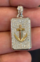 
              1.12 CARAT CERTIFIED LAB GROWN DIAMONDS STERLING SILVER RHODIUM PLATED 1.25 INCHES PENDANT
            