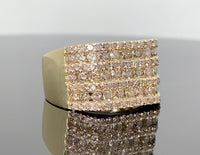 
              10K SOLID YELLOW GOLD 2.75 CARAT REAL DIAMOND ENGAGEMENT RING WEDDING PINKY BAND
            