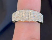 
              10K SOLID YELLOW GOLD 1.25 CARAT NATURAL DIAMONDS ENGAGEMENT RING WEDDING PINKY BAND
            