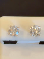 
              10K YELLOW GOLD 2.07 CARAT CERTIFIED LAB GROWN DIAMONDS 7 MM SOLITAIRE STUDS EARRINGS
            