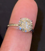 
              10K WHITE GOLD 3.75 CARAT CERTIFIED LAB GROWN DIAMONDS RING
            