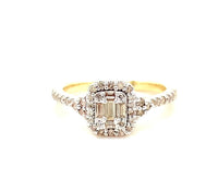 
              10K YELLOW GOLD .50 CARAT WOMENS REAL DIAMOND ENGAGEMENT WEDDING RING
            