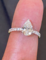 
              14K YELLOW GOLD 1.93 CARAT CERTIFIED LAB GROWN DIAMONDS ENGAGEMENT WEDDING RING
            