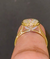 
              10K YELLOW GOLD 3.44 CARAT CERTIFIED LAB GROWN DIAMONDS RING
            