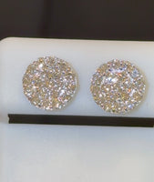 
              1.20 CARAT CERTIFIED LAB GROWN DIAMONDS 10 MM STERLING SILVER RHODIUM PLATED STUDS EARRINGS
            