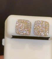 
              1.75 CARAT STERLING SILVER RHODIUM PLATED 10 MM LAB GROWN DIAMONDS STUDS EARRINGS
            