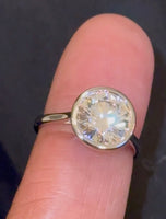 
              10K WHITE GOLD 3.38 CARAT CERTIFIED LAB GROWN DIAMONDS RING
            