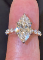 
              14K YELLOW GOLD 4.60 CARAT CERTIFIED LAB GROWN DIAMONDS ENGAGEMENT WEDDING RING
            