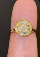 
              10K YELLOW GOLD 3.44 CARAT CERTIFIED LAB GROWN DIAMONDS RING
            