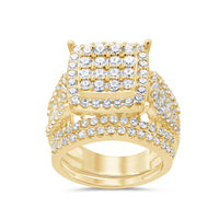 
              10K YELLOW GOLD 2.75 CARAT NATURAL DIAMOND ENGAGEMENT RING WEDDING BAND BRIDAL SET
            