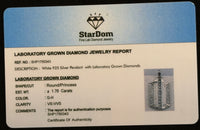 
              1.76 CARAT CERTIFIED LAB GROWN DIAMONDS STERLING SILVER RHODIUM PLATED 1.50 INCHES PENDANT
            