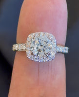 
              14K YELLOW GOLD 2.34 CARAT CERTIFIED LAB GROWN DIAMONDS ENGAGEMENT WEDDING RING
            