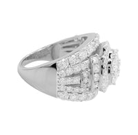
              2.88 CARAT CERTIFIED LAB GROWN DIAMONDS STERLING SILVER RHODIUM PLATED ENGAGEMENT WEDDING RING
            