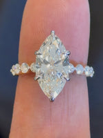 
              14K YELLOW GOLD 4.60 CARAT CERTIFIED LAB GROWN DIAMONDS ENGAGEMENT WEDDING RING
            