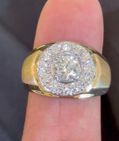 
              10K YELLOW GOLD 2 CARAT LAB GROWN DIAMONDS RING
            