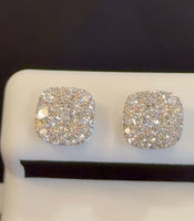 
              1.15 CARAT CERTIFIED LAB GROWN DIAMONDS 9 MM STERLING SILVER RHODIUM PLATED HEART STUDS EARRING
            
