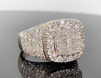 
              10K YELLOW GOLD 4.50 CARAT MENS NATURAL DIAMOND ENGAGEMENT WEDDING PINKY RING BAND
            
