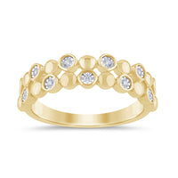 
              10K SOLID YELLOW GOLD .10 CARAT NATURAL DIAMONDS WOMEN RING
            